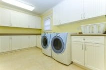 Laundry-room built-in cabinets