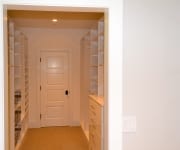 Walk-in bedroom closet