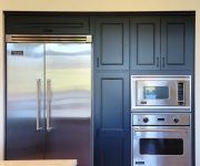 Grey kitchen cabinets