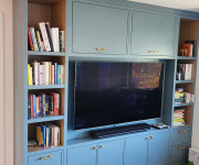Custom Entertainment Center and Bookcase