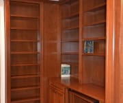 Custom bookcase in Library