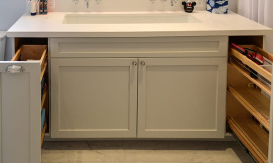 Custom bathroom vanity