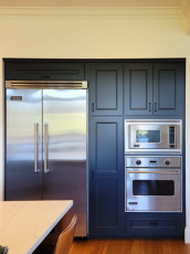 Grey kitchen cabinets