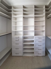 Built-in Closet offers plenty of storage
