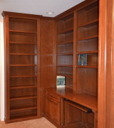 Custom bookcase in Library